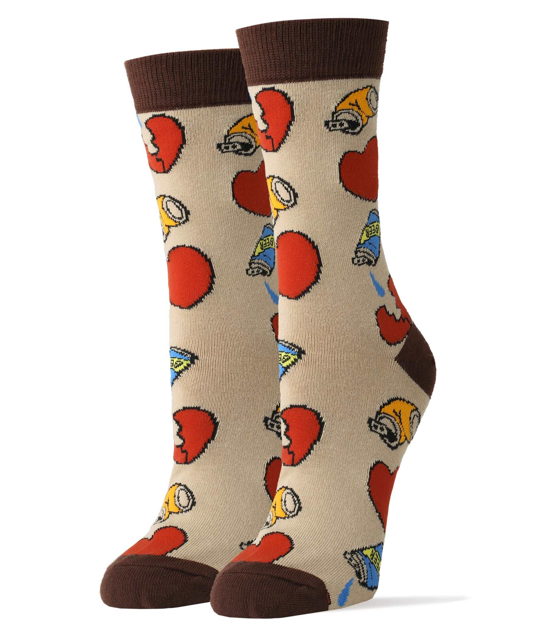 Drunk N Love Socks | Novelty Crew Socks For Women