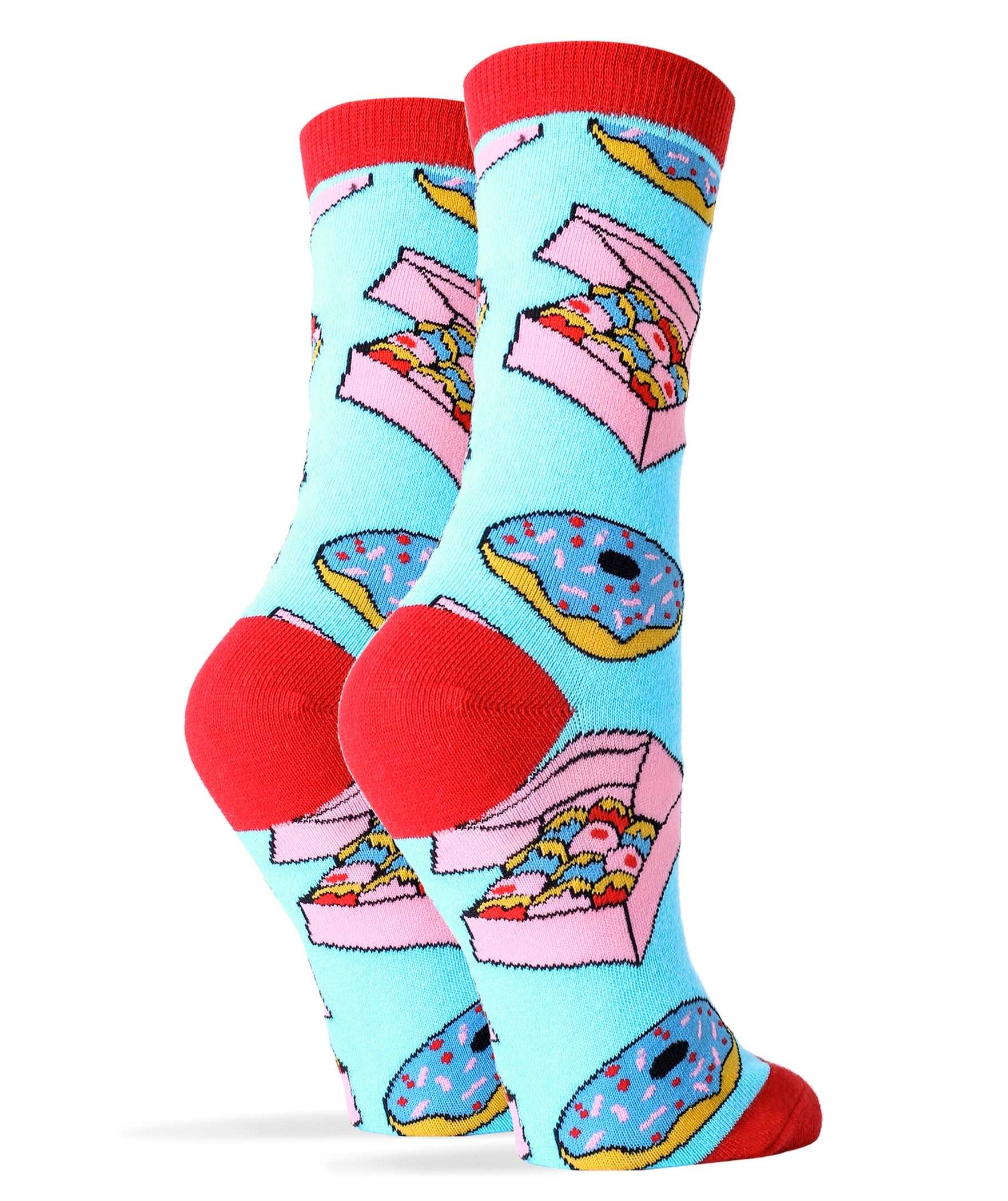 donut-box-womens-crew-socks-2-oooh-yeah-socks