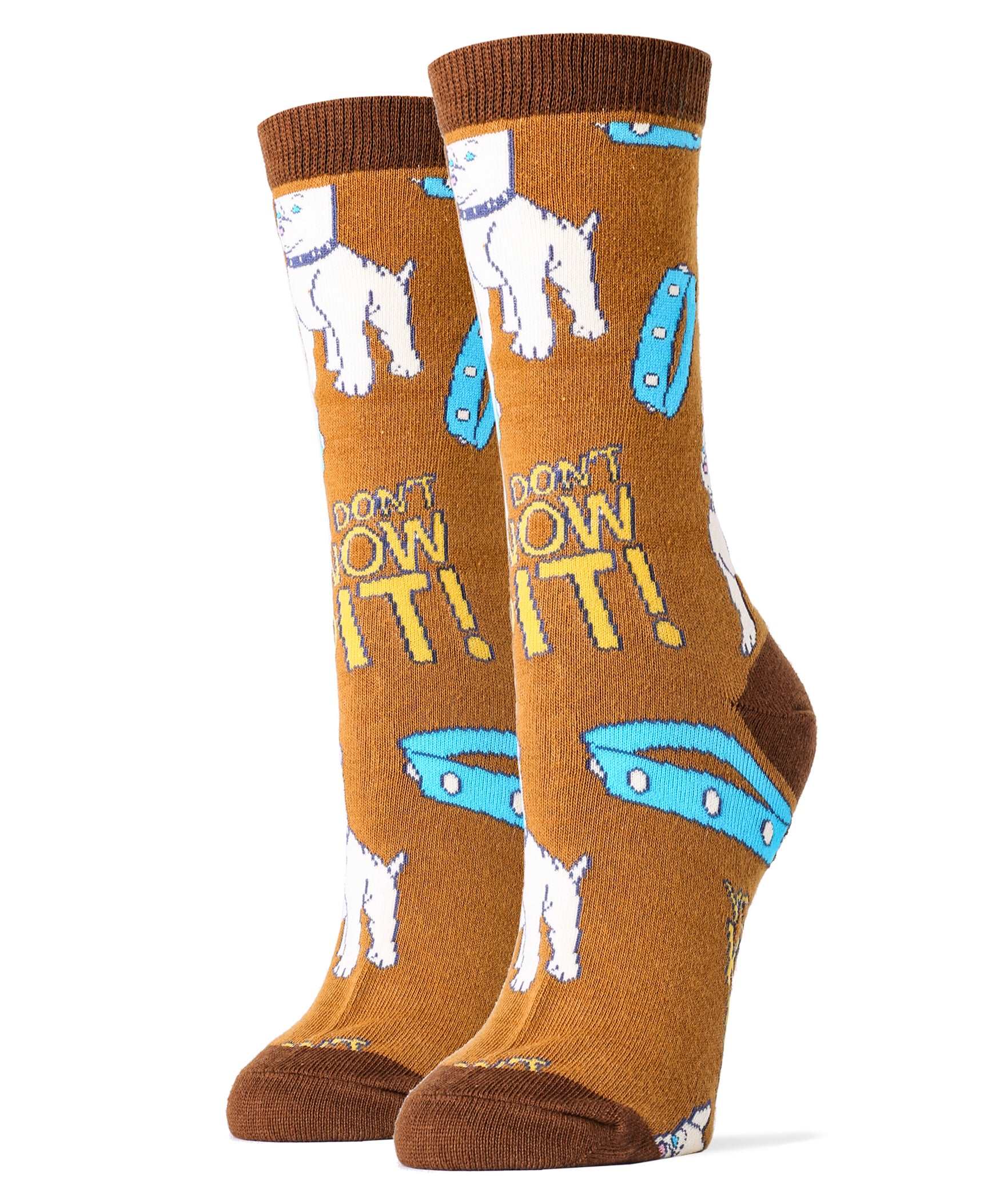 Don't Know Pit Socks | Novelty Crew Socks For Women