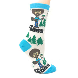 always-bob-ross-womens-crew-socks-2-oooh-yeah-socks