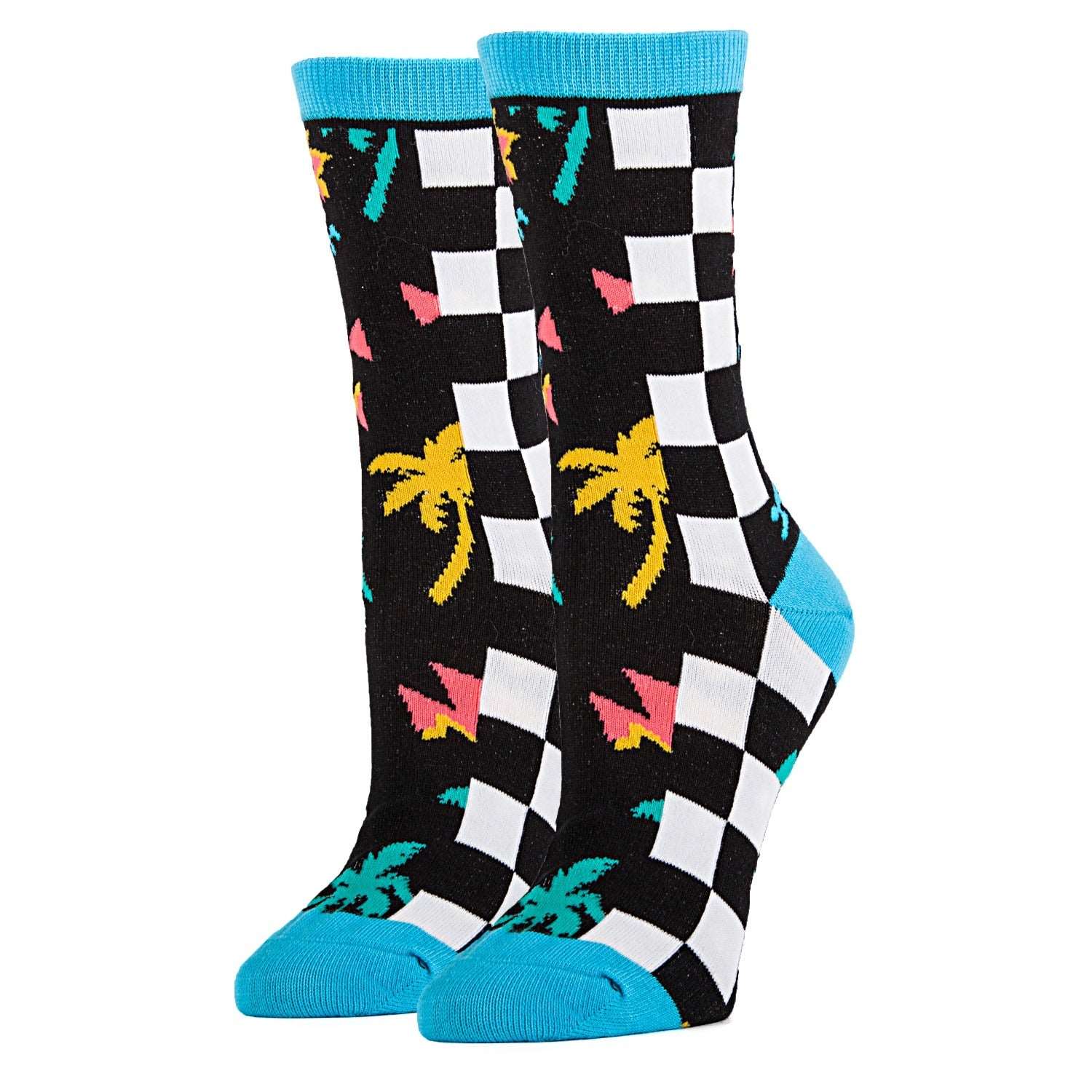 90's Board Socks | Novelty Crew Socks For Women