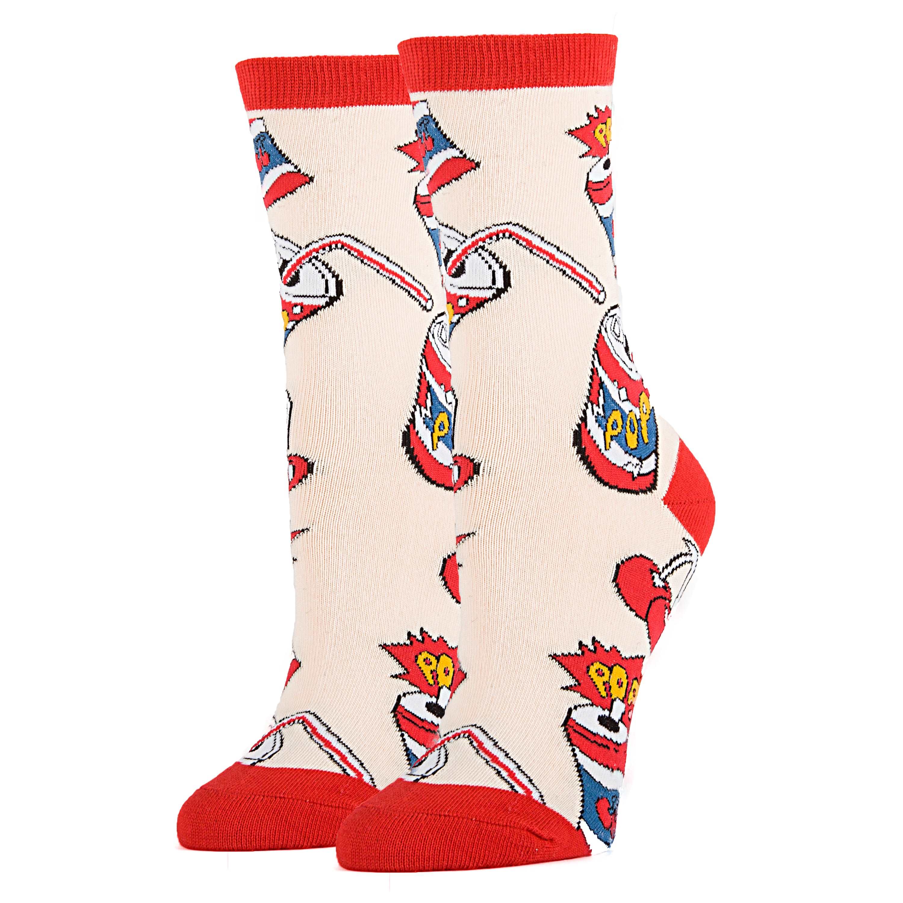 Cherry Pop Socks | Novelty Crew Socks For Women