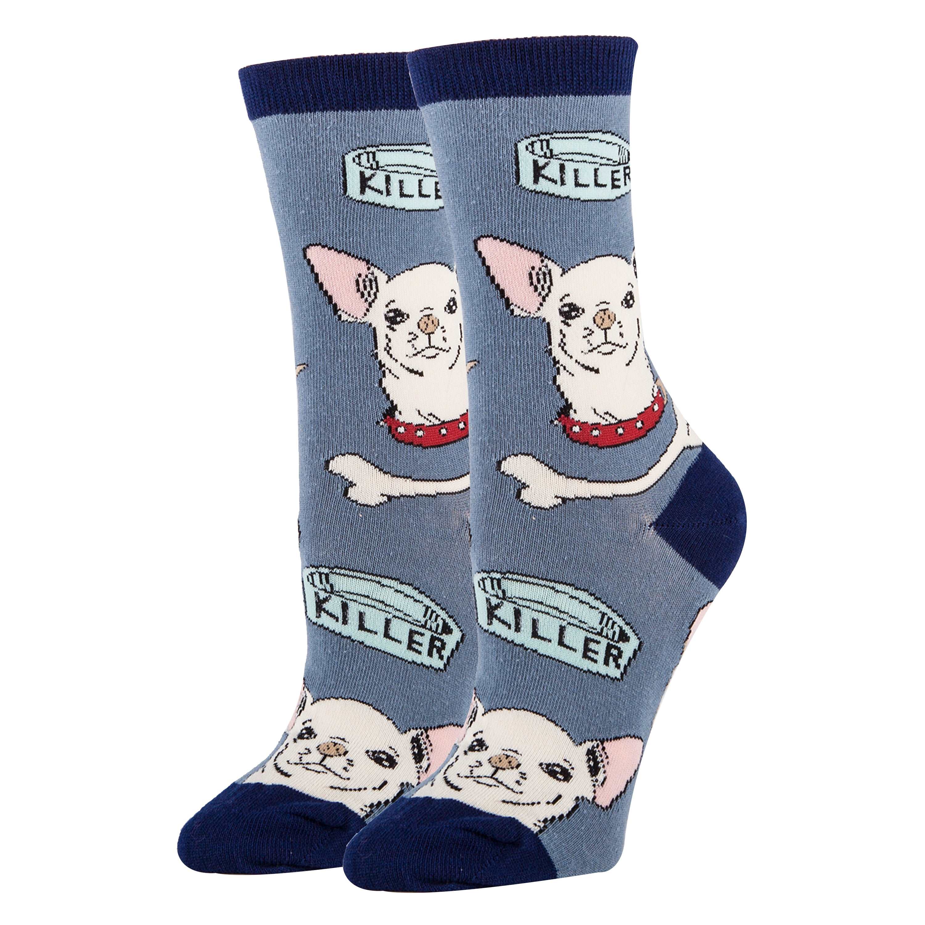 Bom Chicka Socks | Novelty Crew Socks For Women