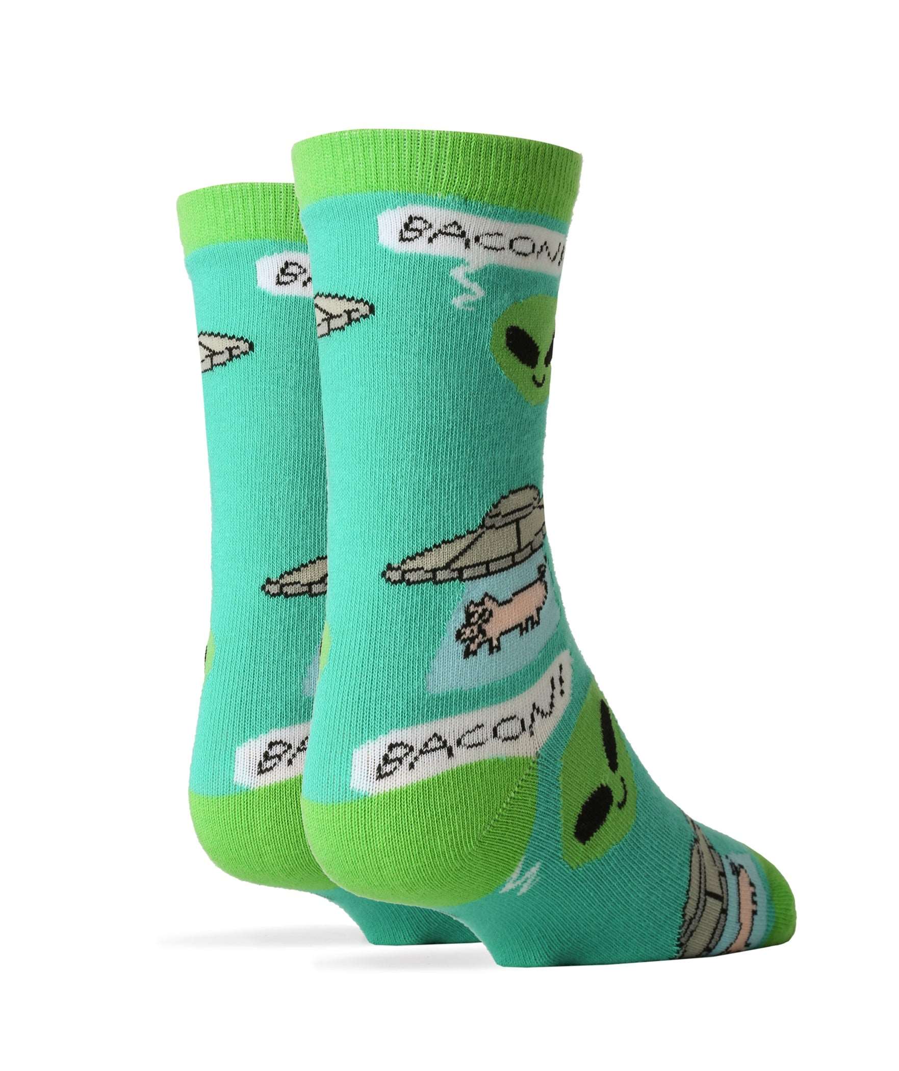 bacon-abduction-kids-crew-socks-2-oooh-yeah-socks