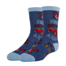Red Lobstah Socks | Funny Crew Socks for Boys & Girls