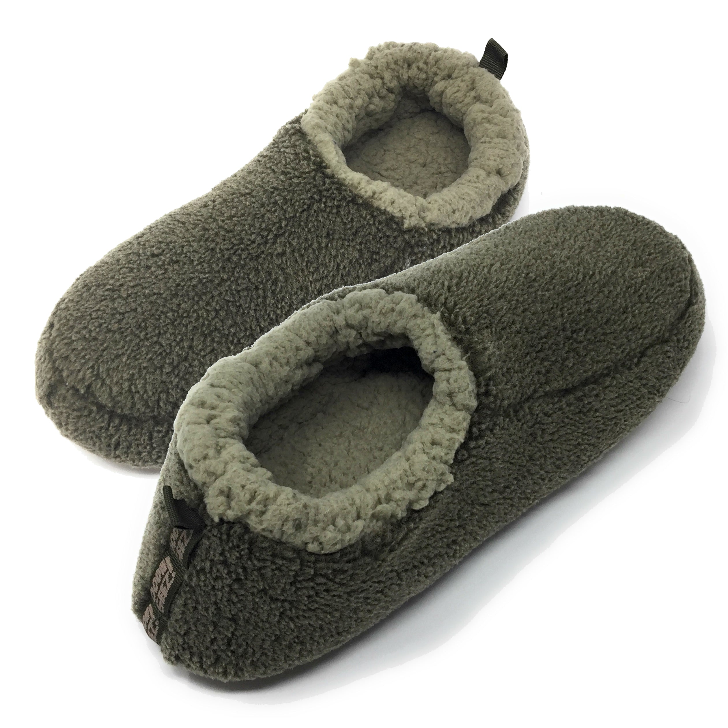 Solid Sherpa Slippers for Men House Non Slip Fuzzy Shoes Oooh