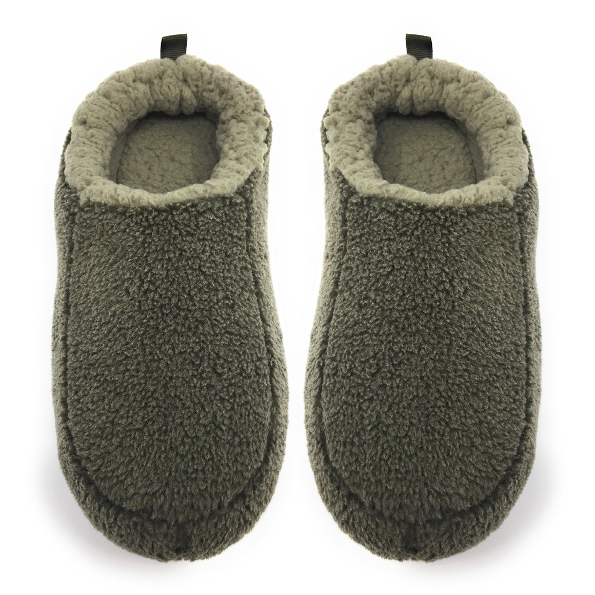 Solid Sherpa Slippers for Men | House Non-Slip Fuzzy Shoes | Oooh Yeah ...