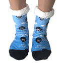 All Happy Clouds Sherpa Slipper Socks for Unisex