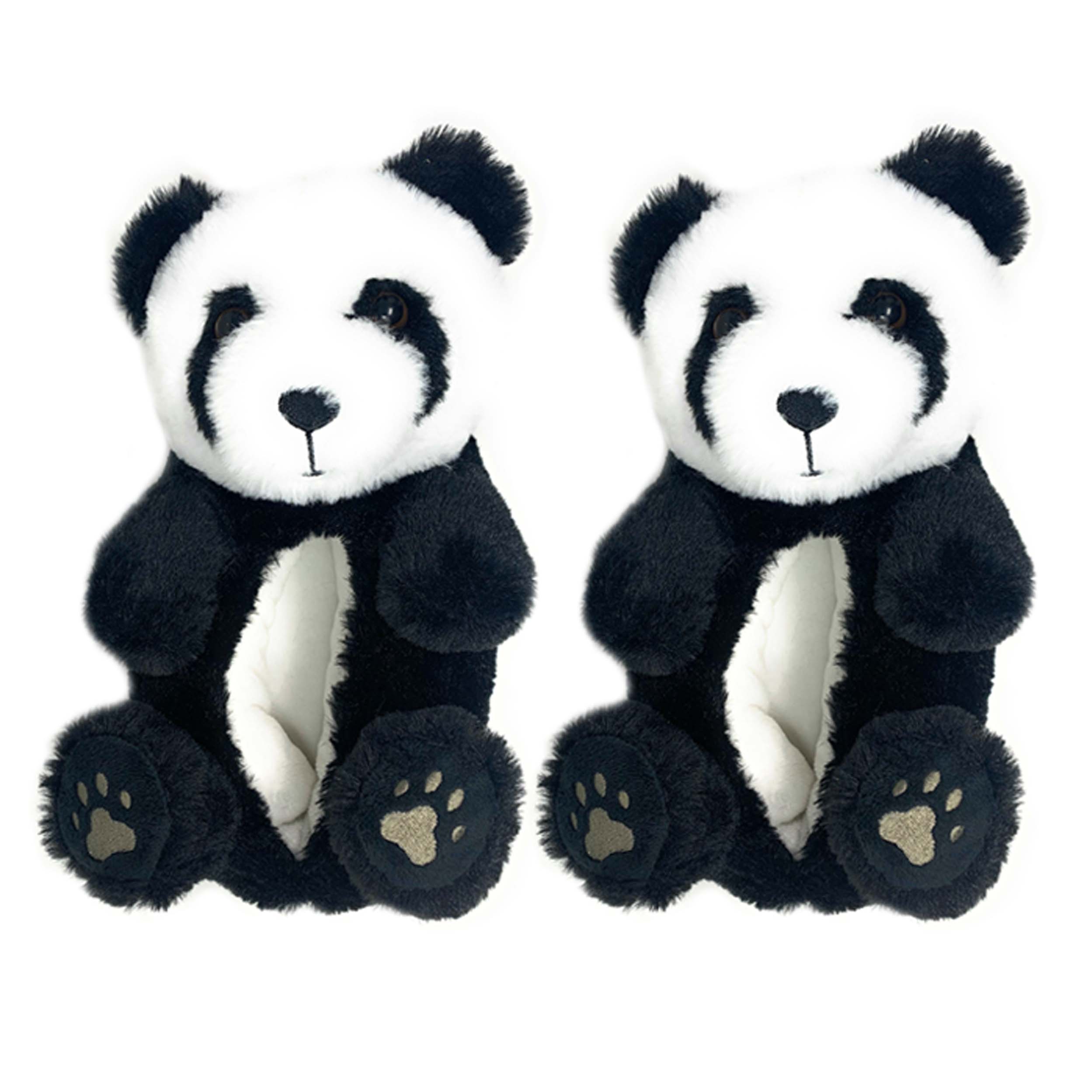 Pantuflas peludas Panda Hugs