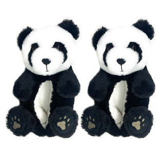 Panda Hugs Fuzzy Slippers