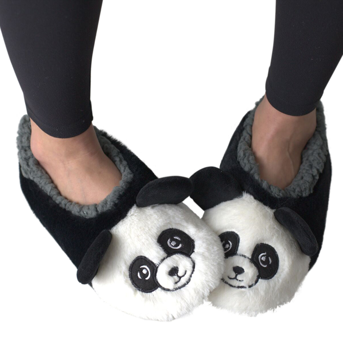 Pantuflas mullidas de panda - 0