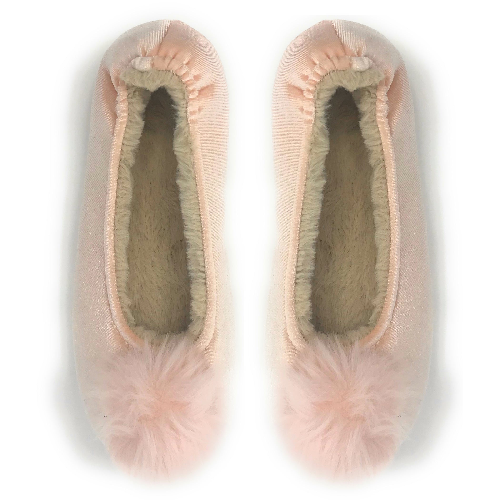 Pom Pom Pink Slippers for Women