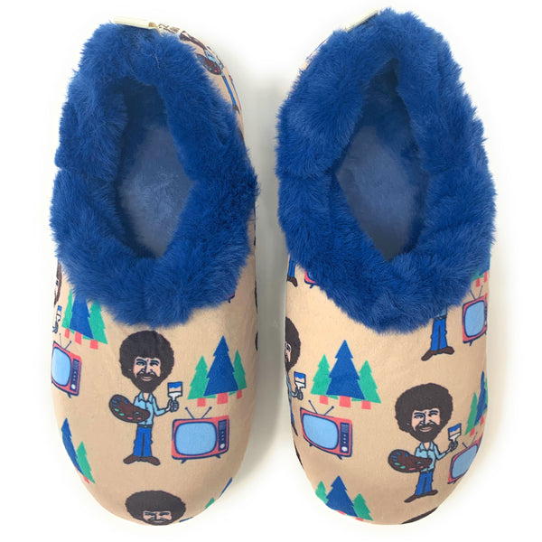 Bob Ross TV Slippers for Women House Anti Skid Shoes Oooh Yeah Socks