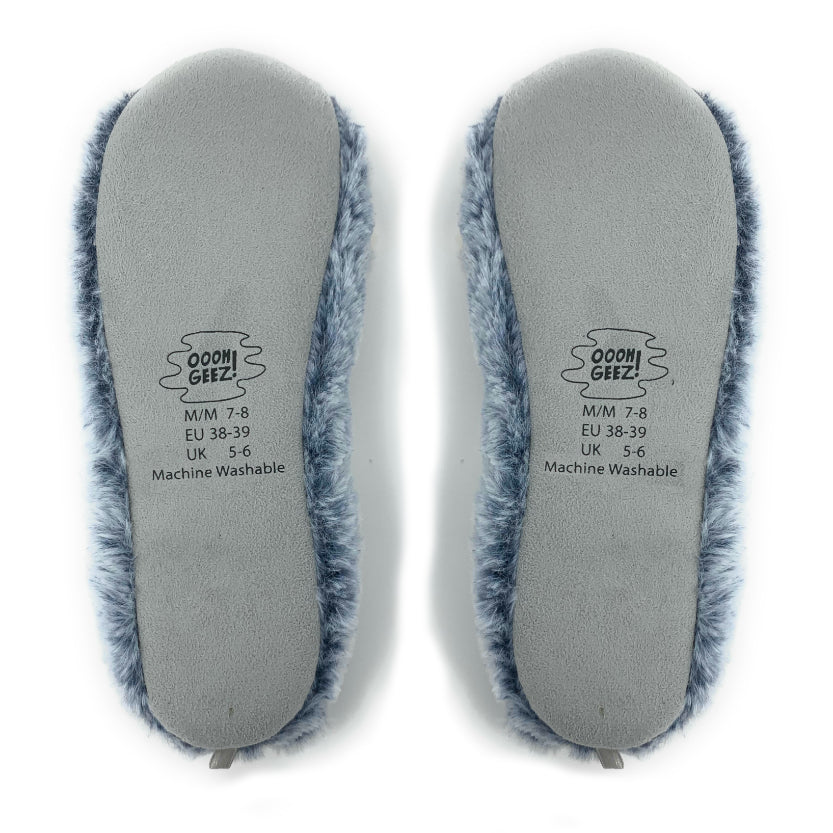 Husky Plush Slippers - 0