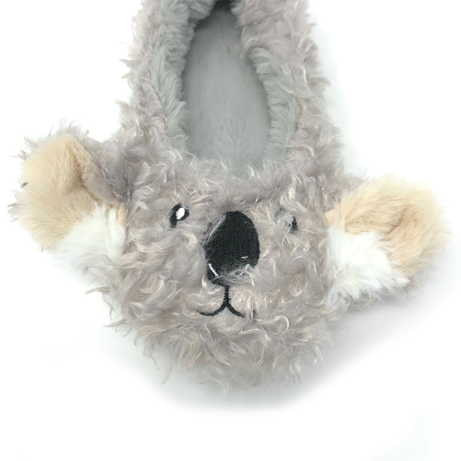 Pantuflas geniales de felpa con koala