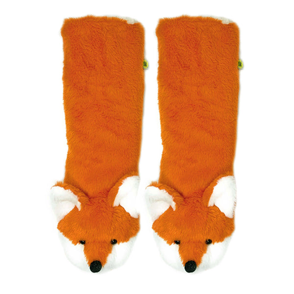 Fox Sakes Plush Slipper Socks
