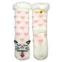 Kitty Kitty Sherpa Slipper Socks for Women