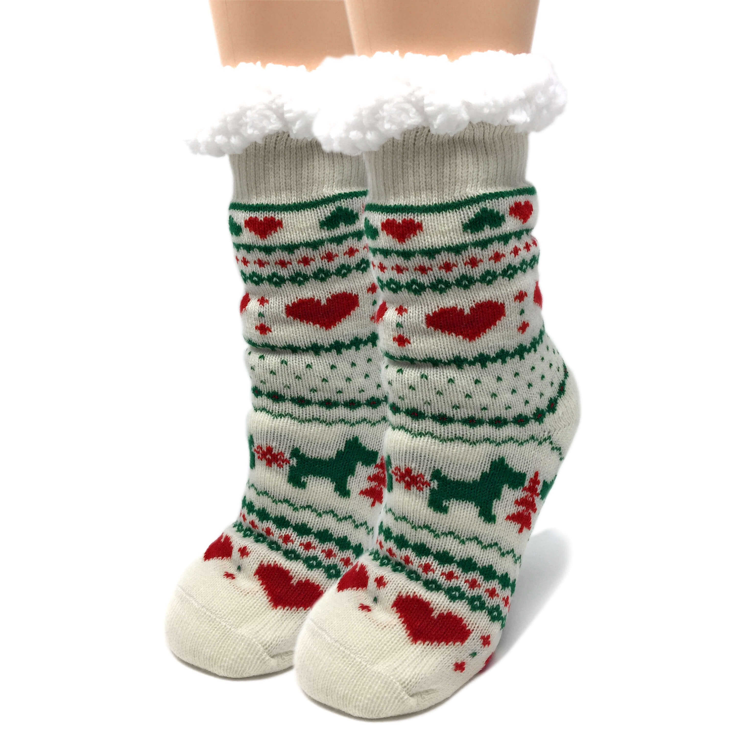 Calcetines tipo pantuflas Winter Cheer - 0