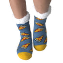 Pizza Time Sherpa Slipper Socks | Women | Oooh Yeah!