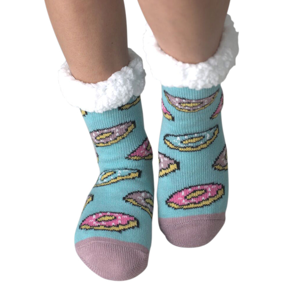 Donut Time Slipper Socks for Women