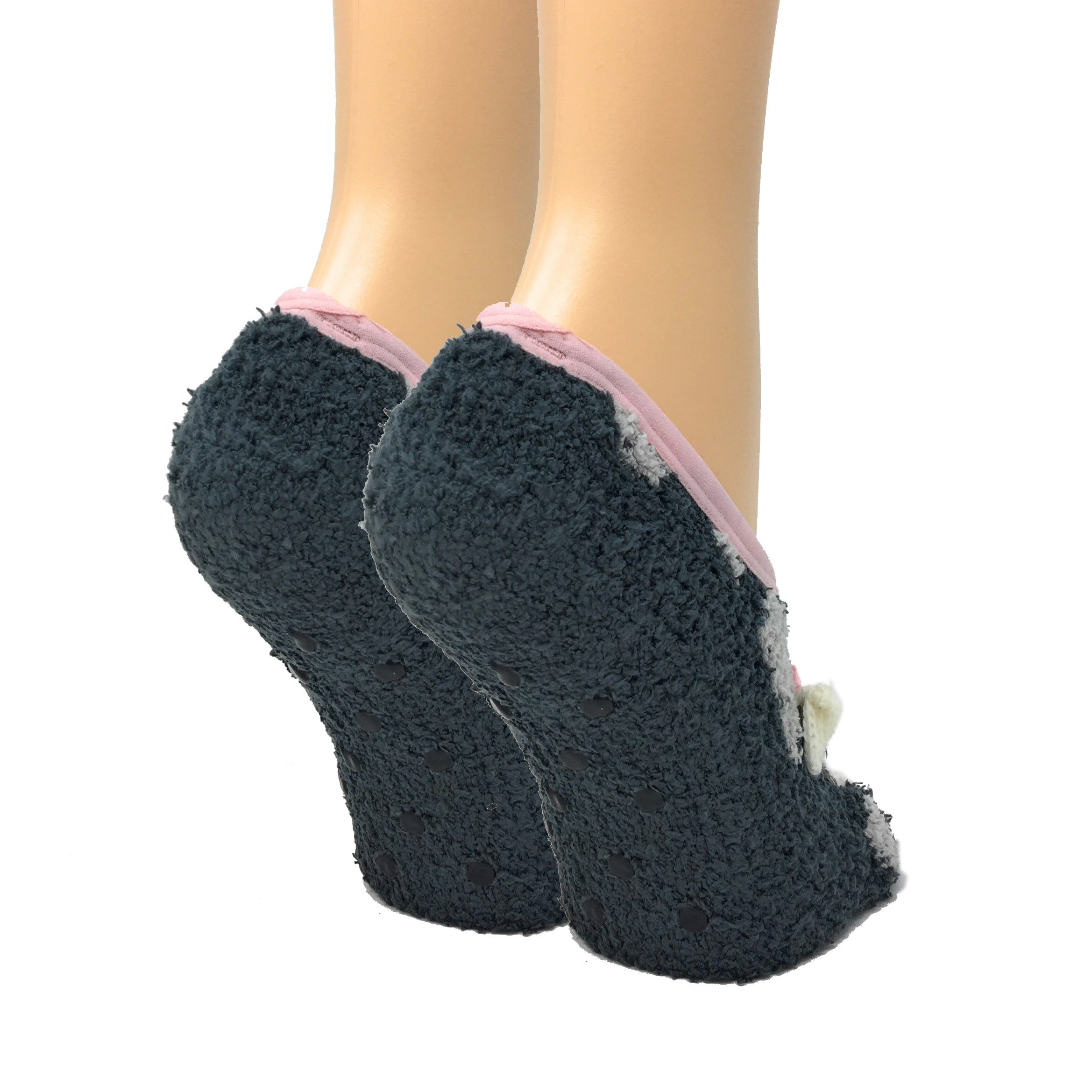 Here Kitty Kitty Sock Slippers - 0
