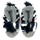 ZZ Zebra Sherpa Slippers for Kids