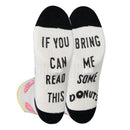 If You Can Read This Bring Me Some Donut Socks-1