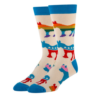 New Liberal Socks | Novelty Crew Socks For Men
