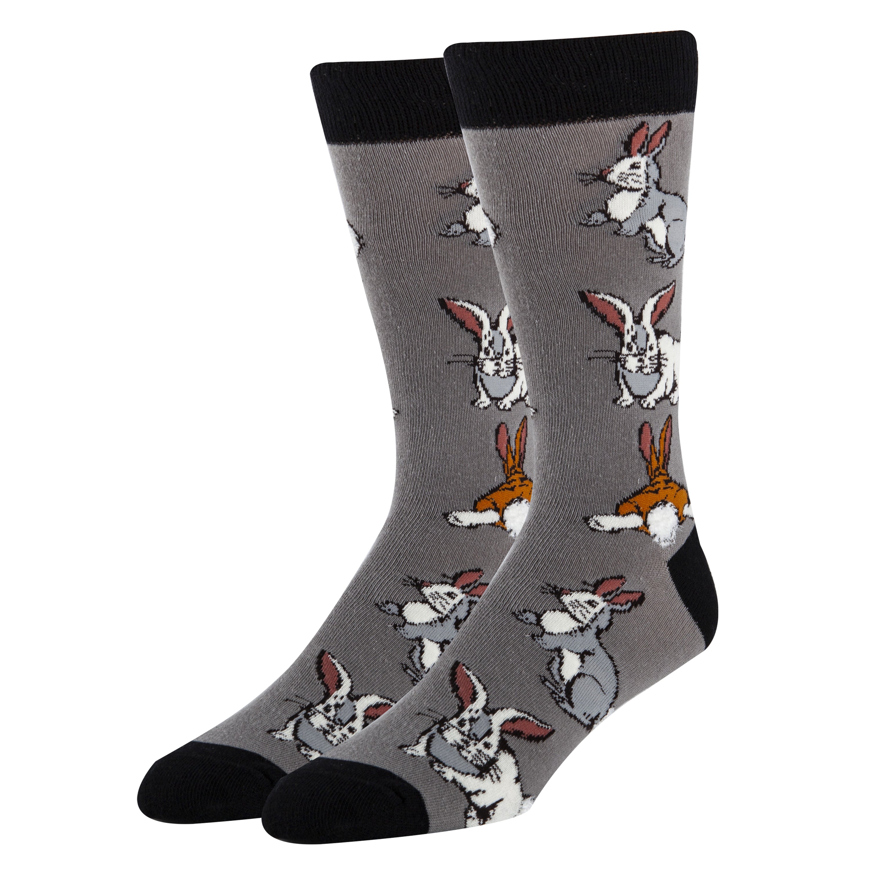 Bunny Hop Socks | Animal Crew Socks For Men