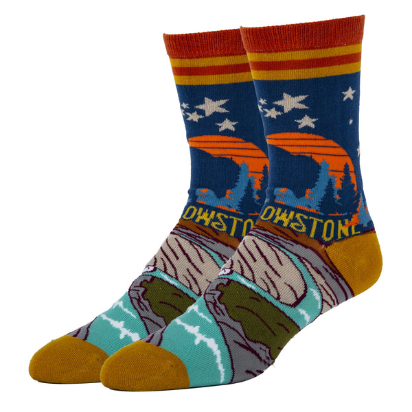 Yellowstone Socks | Novelty Crew Socks For Men
