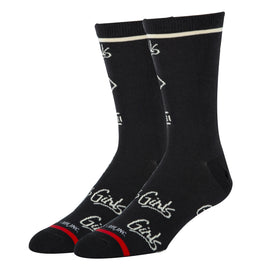 Girls Girls Girls Socks | Music Crew Socks For Men