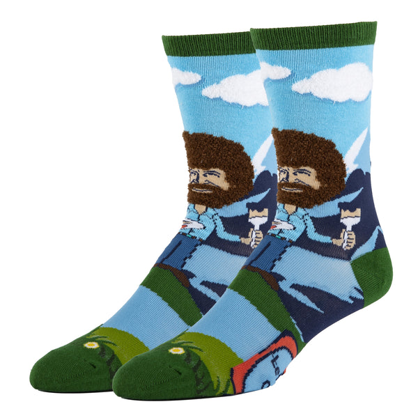 Let’s get Crazy Socks | Bob Ross Crew Socks For Men