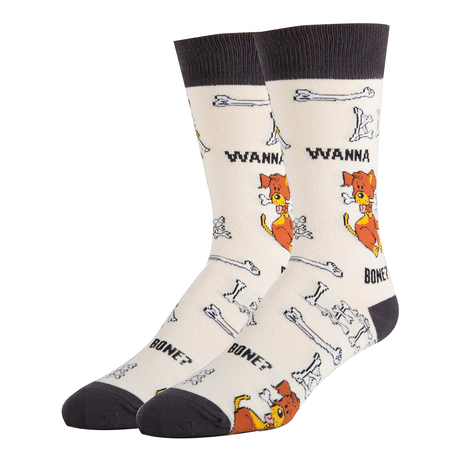 Wanna Bone Socks | Sassy Crew Socks For Men