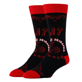 Lit Socks | Novelty Crew Socks For Men