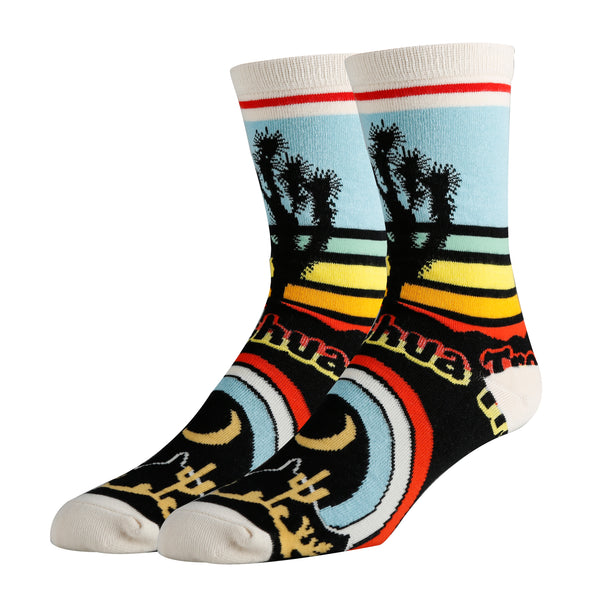 Joshua Tree Socks | Novelty Crew Socks For Men