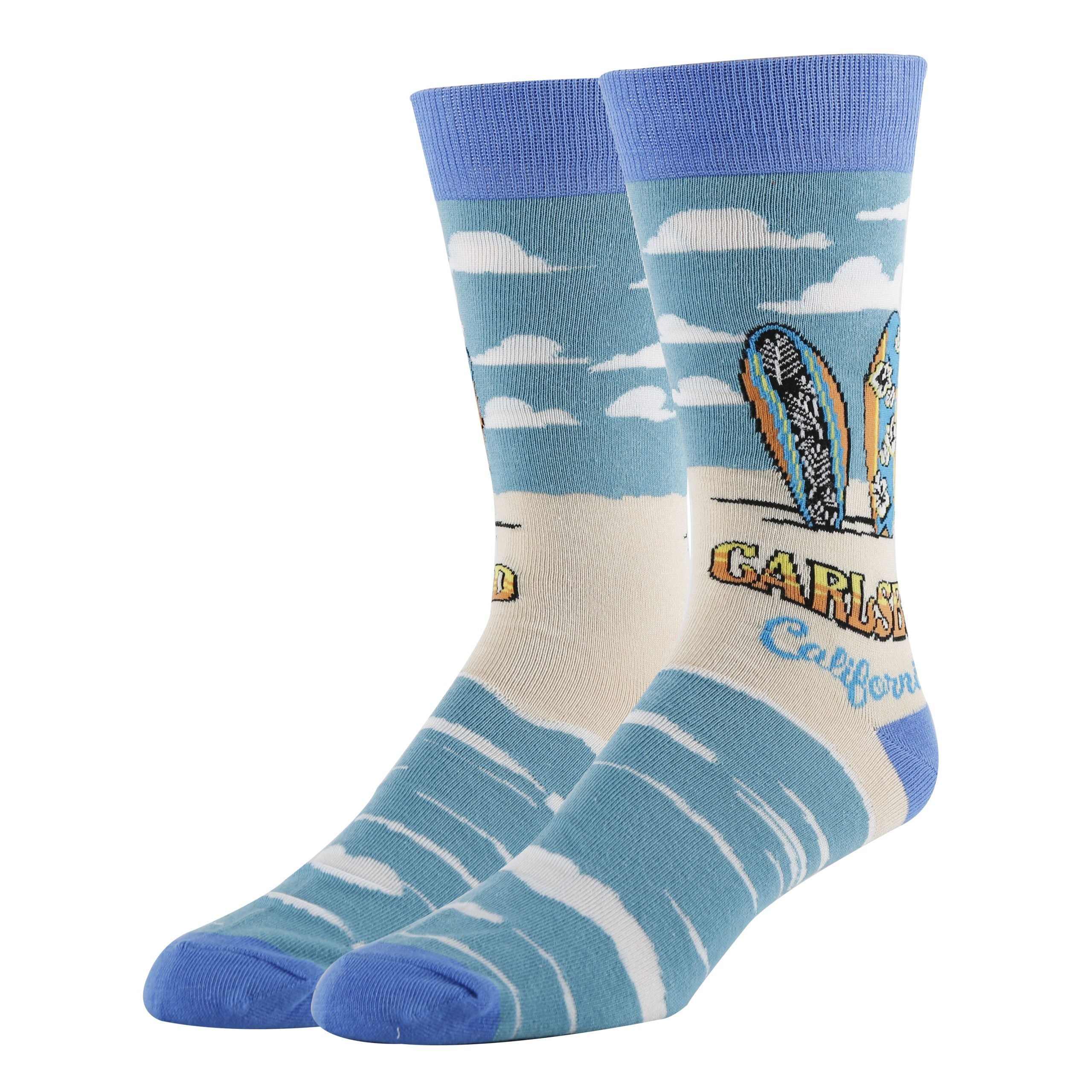 Calrsbad Socks | Funny Crew Socks for Men