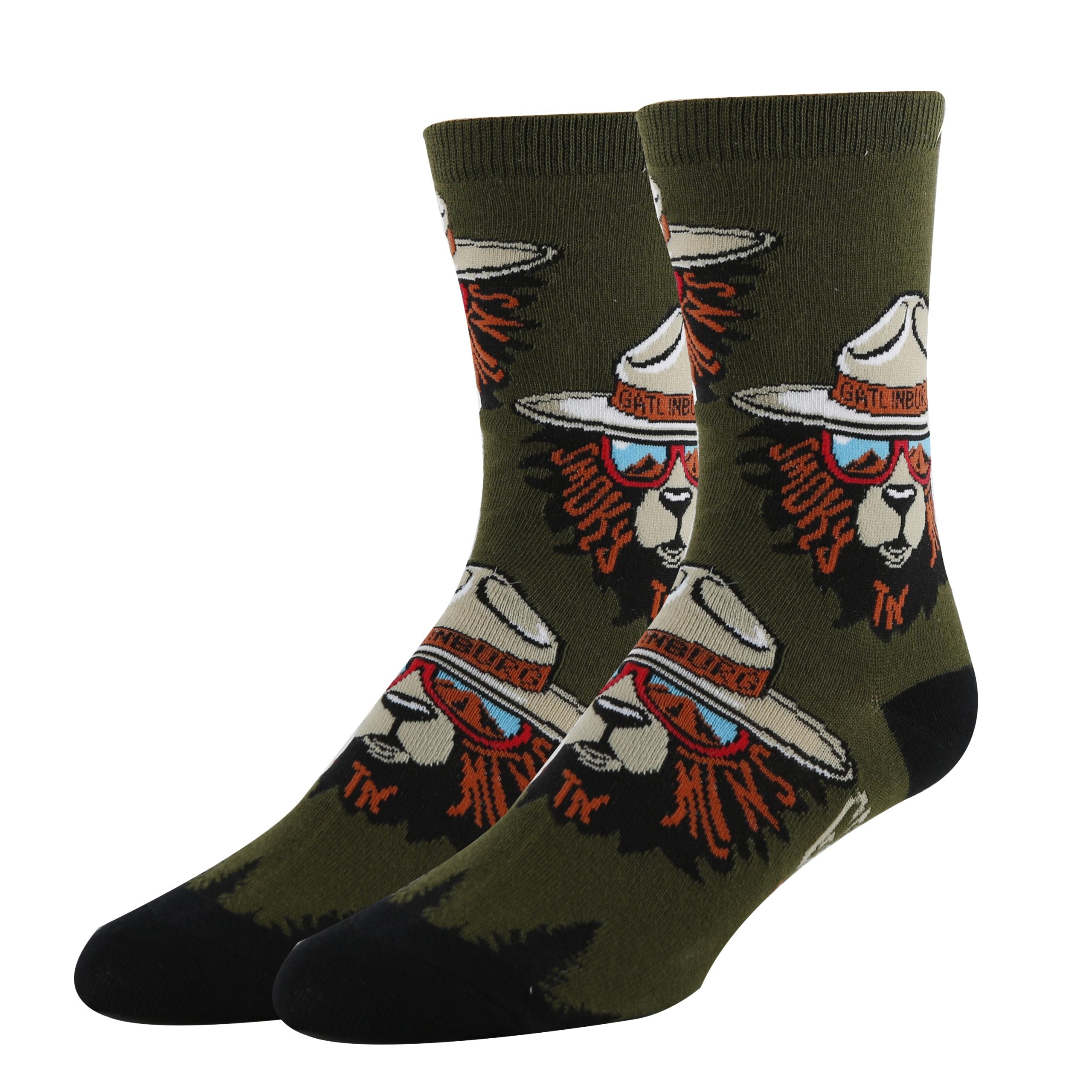 Gatlinburg Socks | Funny Crew Socks for Men