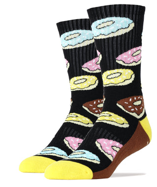 Donut Magic Athletic Socks | Fun Crew Socks For Men