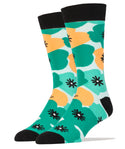 Flower Power Socks | Novelty Crew Socks For Men
