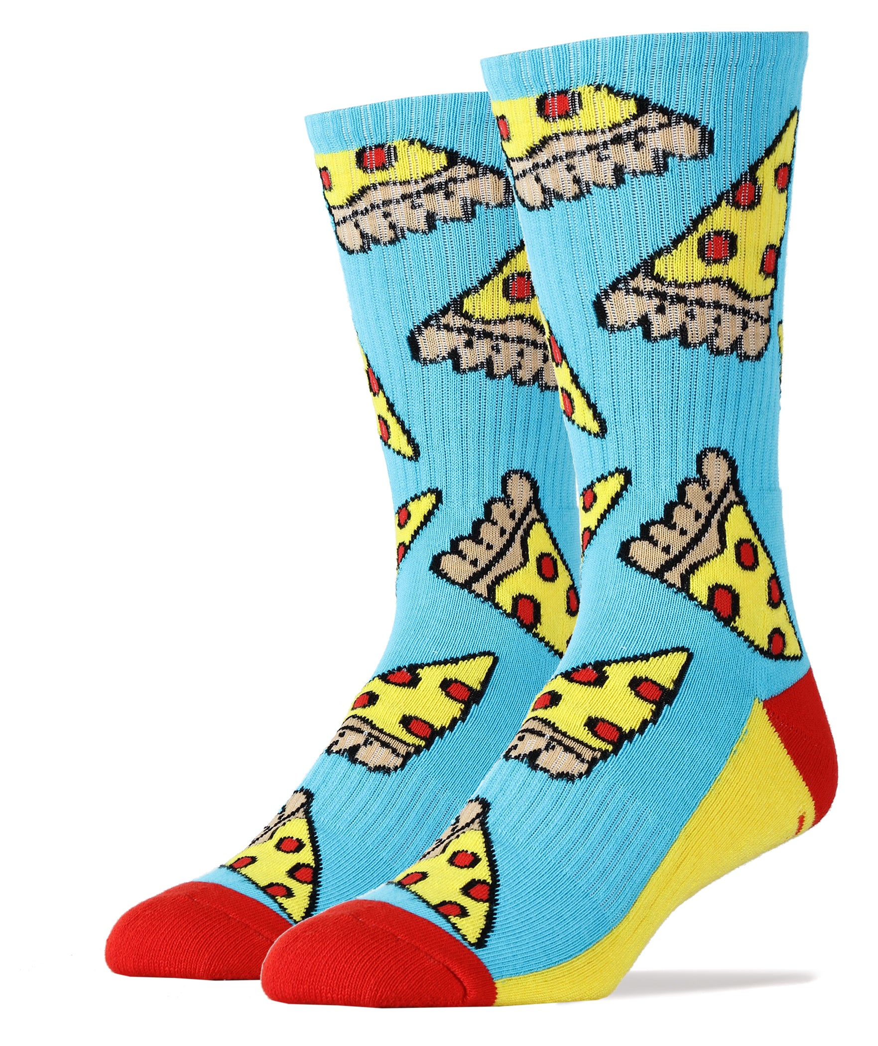 Pizza Party Athletic Socks | Novelty Socks For Men