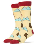 Into the Wild Socks | Novelty Crew Socks For Men