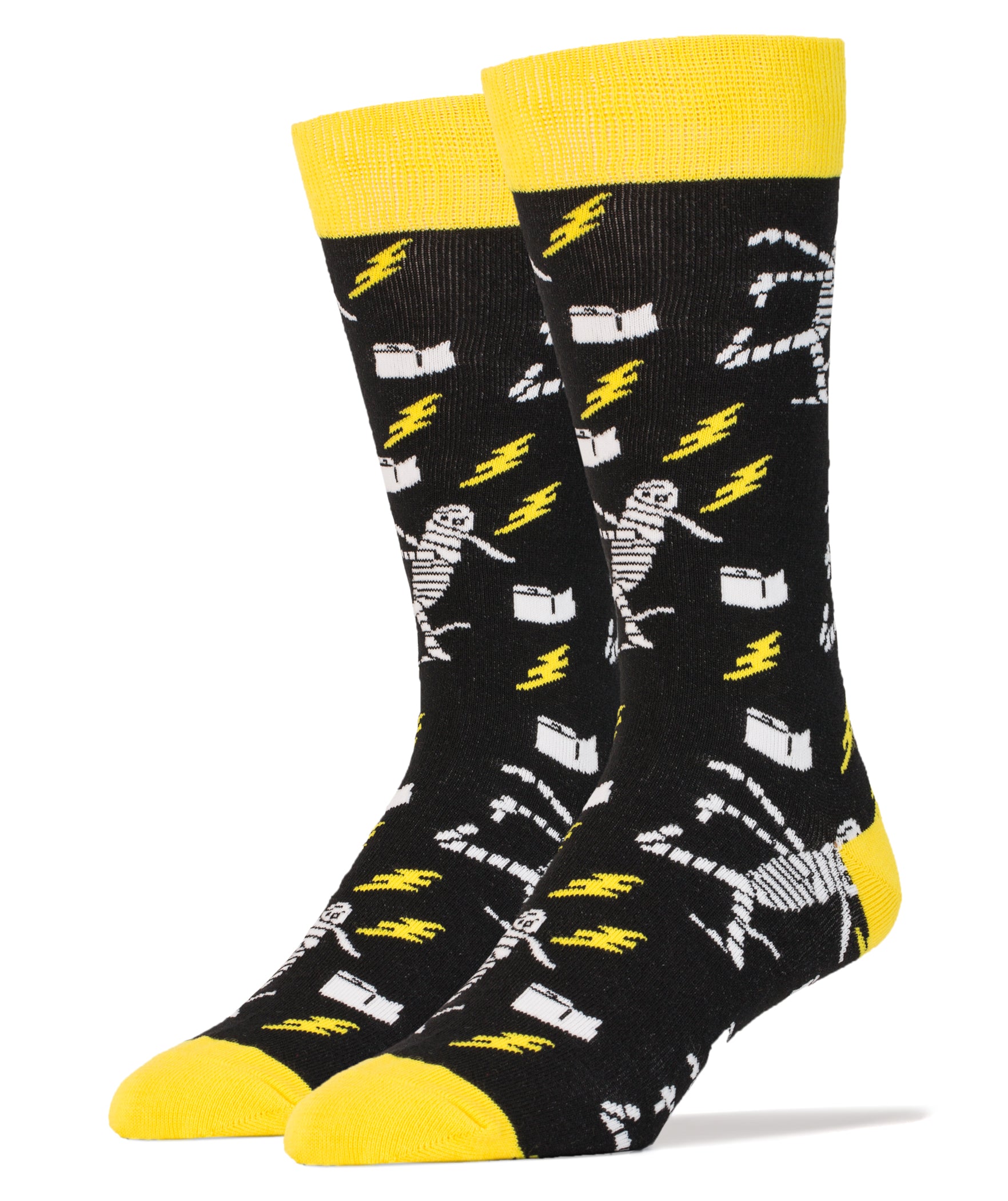 Mummy Party Socks | Halloween Crew Socks For Men