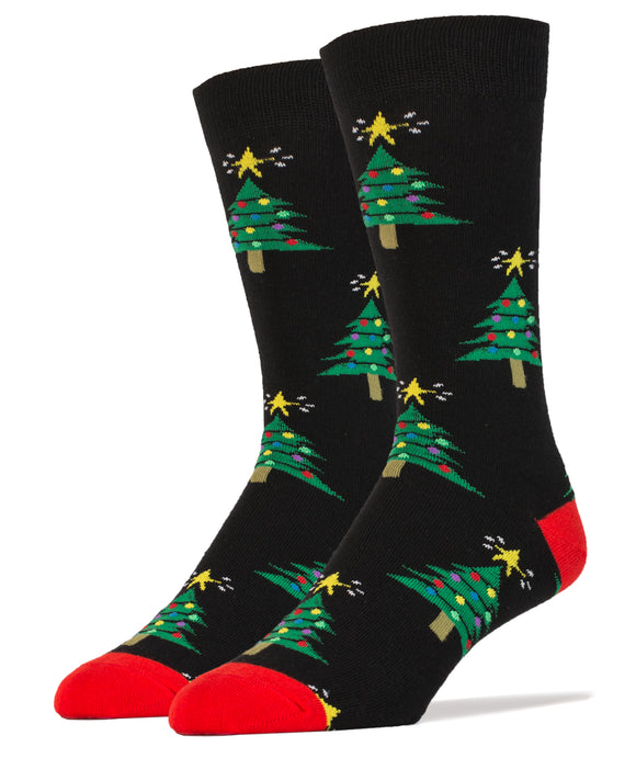 O Tannenbaum Socks | Novelty Crew Socks For Men