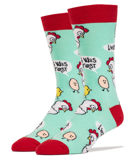 Me First Socks | Funny Crew Socks For Men