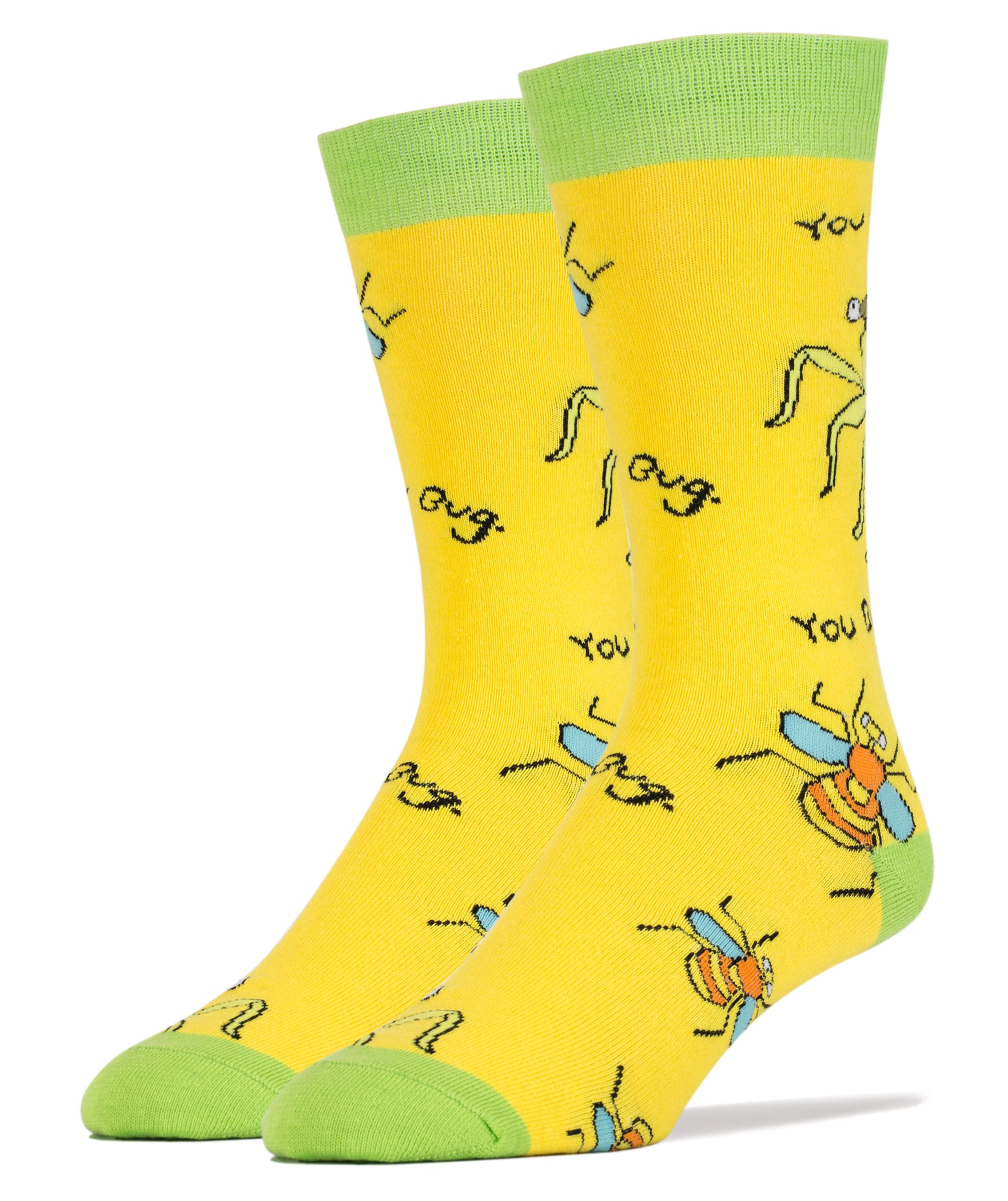You Bug Socks | Animal Crew Socks For Men
