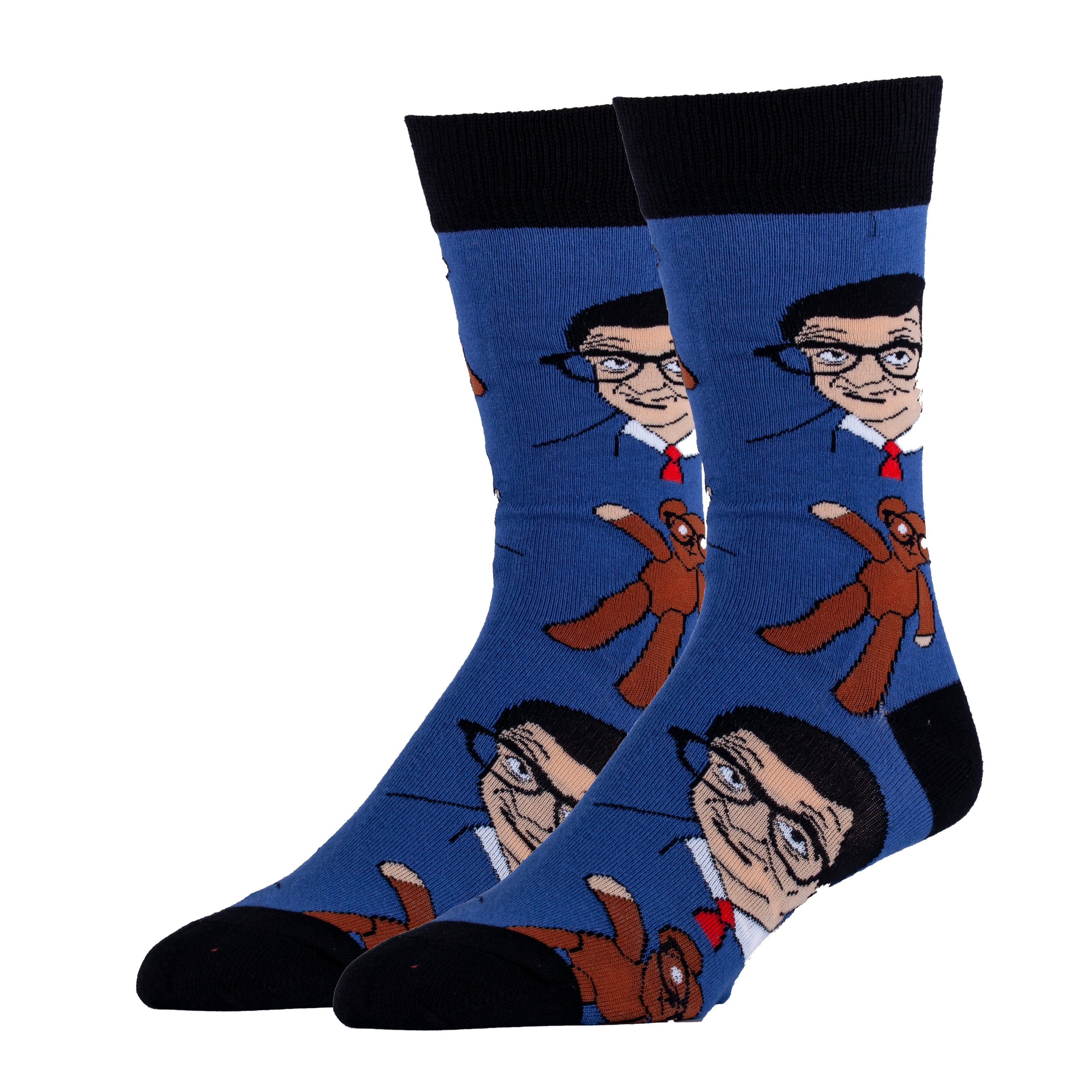 Mr Bean & Teddy Blue Socks | TV Show Socks for Men