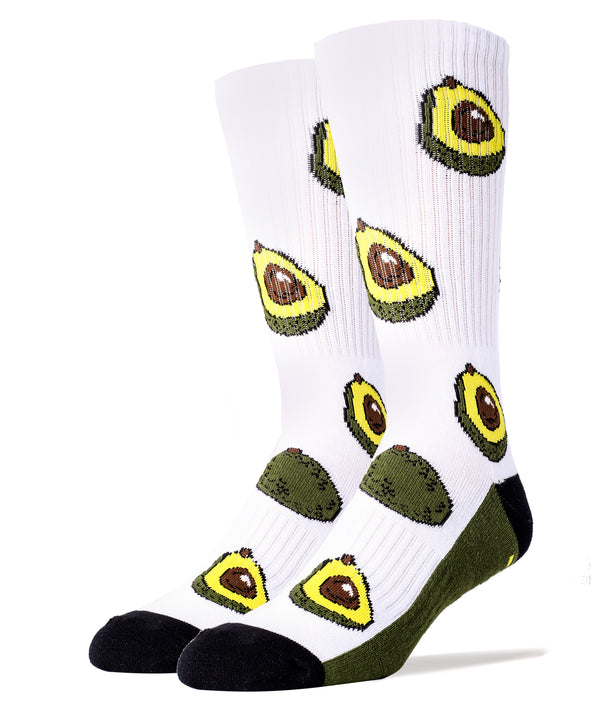 Avocado Life Athletic Socks | Novelty Socks For Men