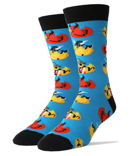 Rub a Dub Socks | Novelty Crew Socks For Men