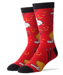 Fortune Cookie Socks | Novelty Crew Socks For Men