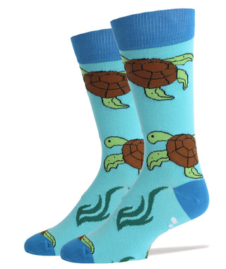 Shell Socked Socks | Animal Crew Socks For Men